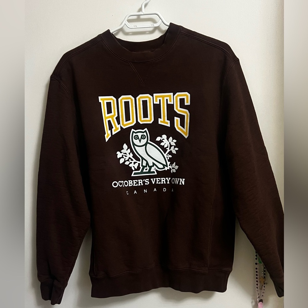 OVO x Roots Men's Brown Sweater